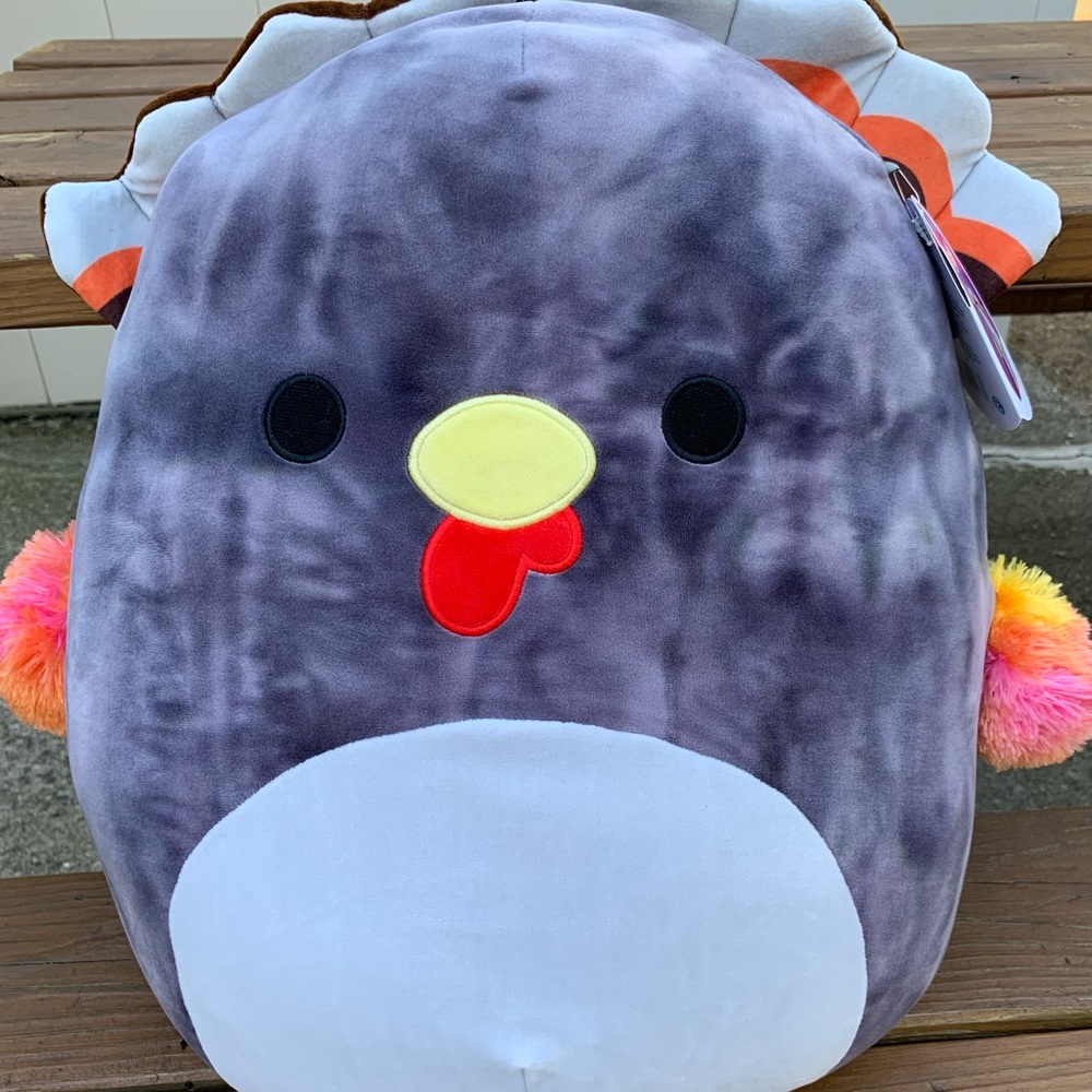 Squishmallows Terry the Turkey 18" Stuffed Animal. 2021 NWT.